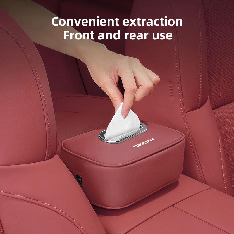 High-capacity Car Interior Tissue Box Kleenex Storage Bag Accessories For Great Wall Haval H1 H2S M6 H3 H4 H5 H6 H7 H8 F5 F7X H2