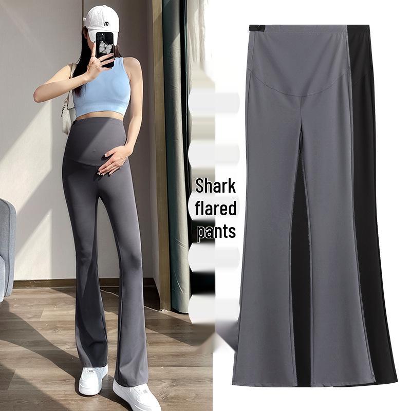 Maternity Flare Yoga Pants - Lightweight, Spring/Autumn Leggings, Summer Outerwear