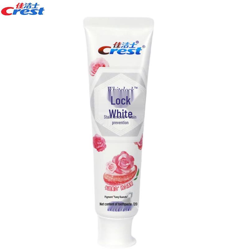 

Crest Dual-Color Lock White Rose Toothpaste
