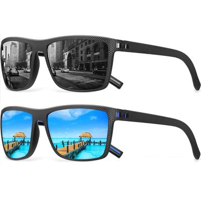 Square Sunglasses for Men Women Vintage Lightweight UV Protection Sun Glasses Fashion Trendy