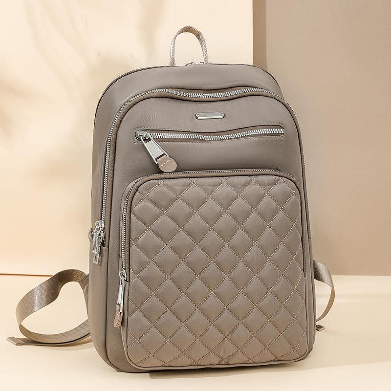 Women Backpack Rhomboid Bag Travel Backpack Student Large Capacity School Bag