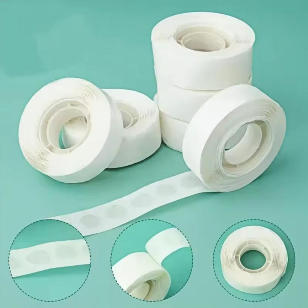 20Rolls Double-Sided Adhesive Dots Transparent Removable Balloon Adhesive Tape Glue for DIY Craft Wedding Birthday Party Decor