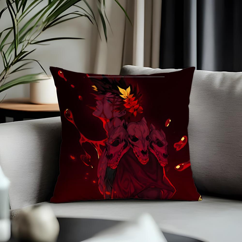 New HHadesead Cushion Cover Antidustmite Pillowcase Invisible Zipper Silky Short Plush Sofa Cushion Cover