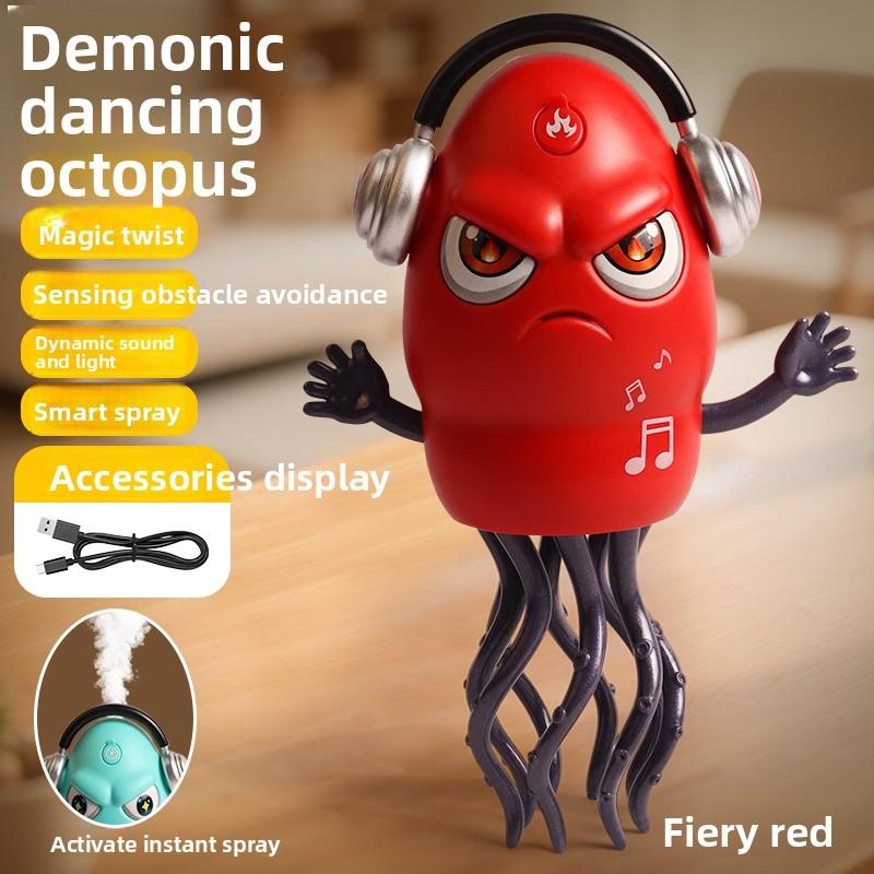 Poulpe Dansant Animal de Compagnie Électronique pour Enfant Jouets Dessin Animé Interactif Développement Mouvement Éducation Jouet pour Tout-Petit Cadeau Cadeau d'anniversaire Créatif