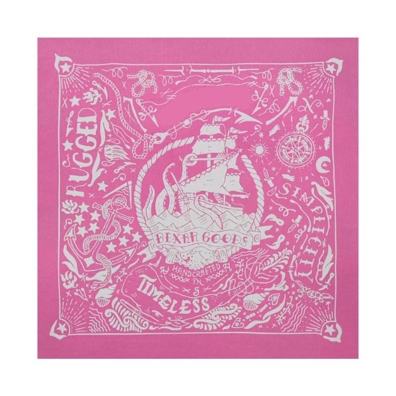 

Vintage Maritime Bandana Scarf Head Wrap Cotton Unisex Fashion Neckerchief Accessory for Streetwear Hip Hop Style 1