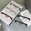 Vintage Cat Eye Glasses Women Stylish Brand Design Decor Eyewear New Trendy Fashion Blue Light Bloxking Optical Frames
