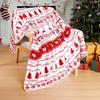 Christmas Series Theme digital-printed polyester Bedroom velvet flannel soft sofa cover blanket Fleece cover blankets for beds