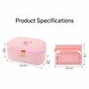 1Pc Anti-tangle Jewelry Case Embroidered Ring Necklace Organizer  Ring Necklace Bracelet Storage