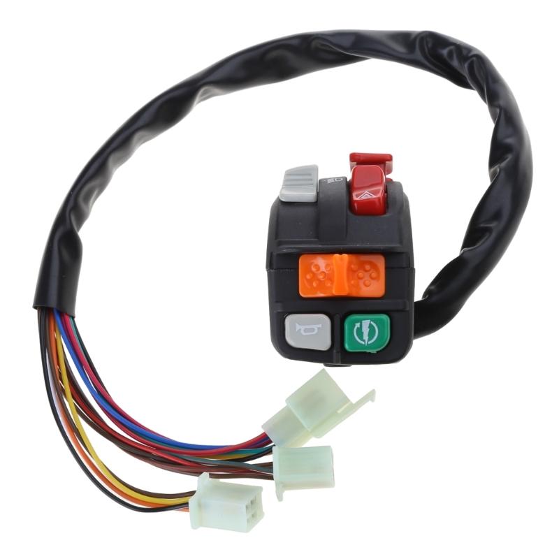 Motorcycle Handlebar Switches Motorbike Handlebar Control Switches Start Turn Signal Horn Switches Button for NMAX155