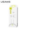 Kabel USB-C Do Lightning USAMS 60W Power Delivery Szybkie Ładowanie Biały