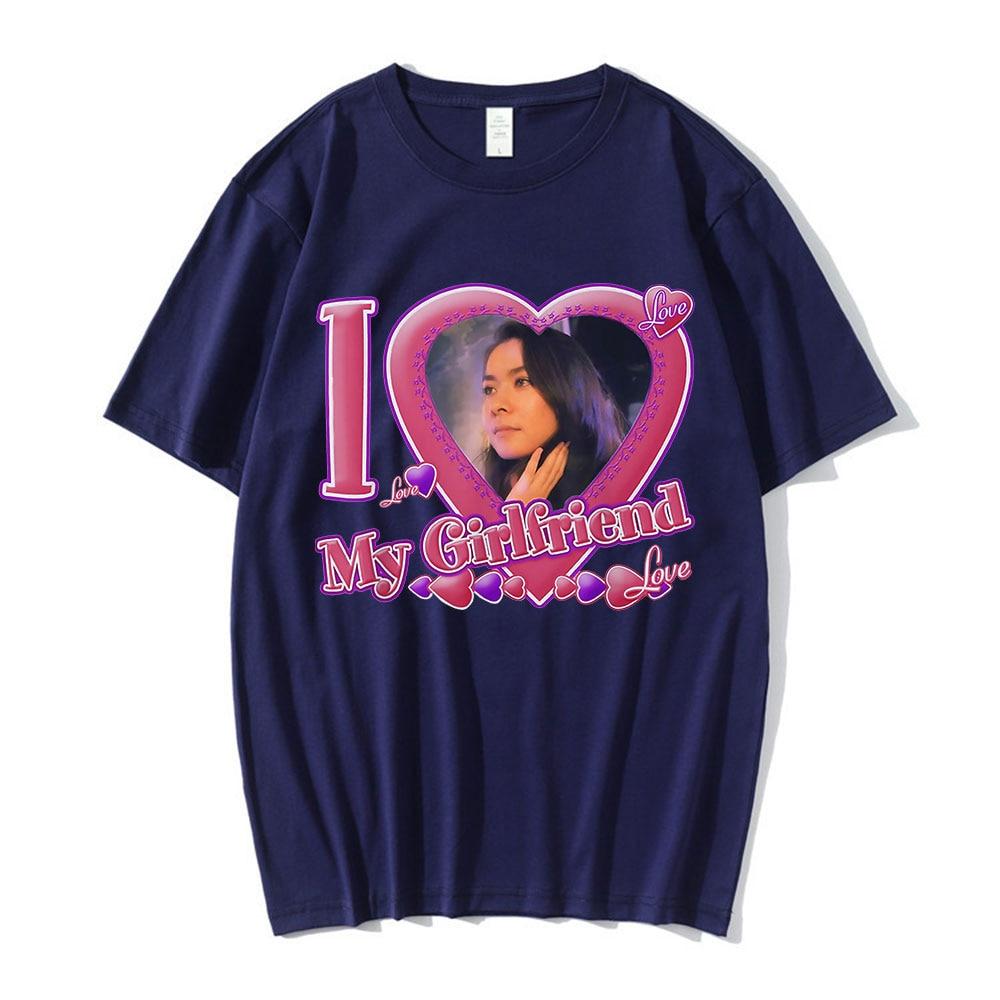 Funny I Love My Girlfriend Mitski Graphics T-Shirts Unisex's 100% Cotton Short Sleeve T Shirts Summer Harajuku Unisex Clothing Tees