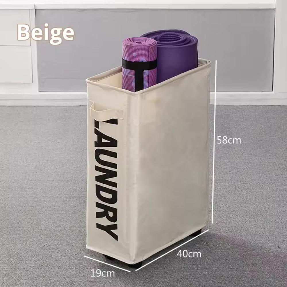 Laundry Basket with Wheels Multi Functional Foldable Laundry Basket Large Capacity Storage Device Oxford Cloth Storage Basket