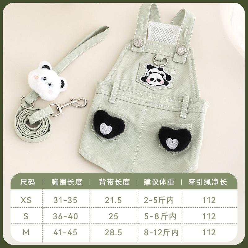 

Escape-Proof Pet Harness Leash Set Soft Dress Style Breathable For Small Cats Dogs Outdoor Walking Daily Training XS 1-2.5kg, 21.5/112cm