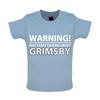 May Talk Grimsby Warning - Kids T-Shirt Tees Top - City Love Fan Foot