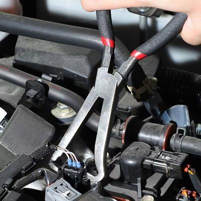 1/2/3 stuks Automotive Elektrische Terminal Connector Scheider Verwijdergereedschap 2-in-1 Multifunctionele Rechte Gebogen Kop Elektrische Ontkoppelings Tang met