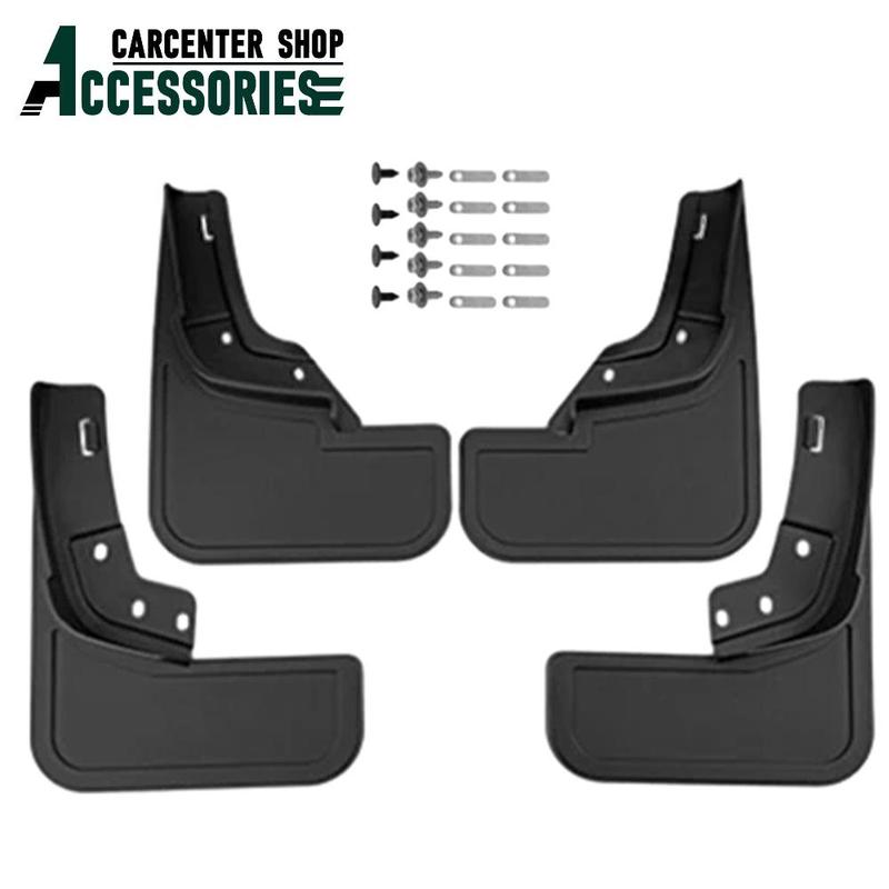 19 accessories for Ford F-150 Lightning -2025 Front+Rear Mud Flaps Mud Flaps  Fender Splash Guards