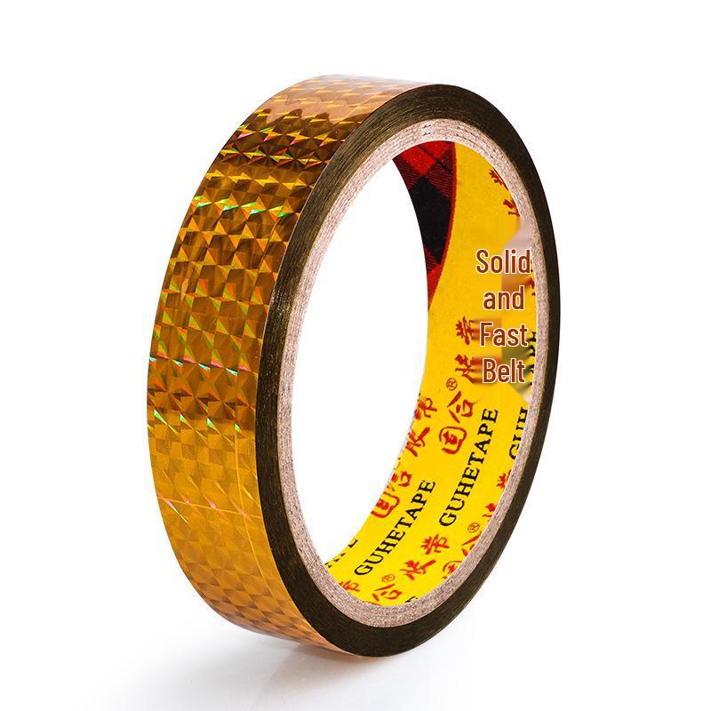 Gold Glitter BOPP Tape for DIY, Wedding, and Decoration