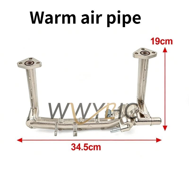 Suitable for Land Rover Jaguar, Aluminum Warm Air Hose LR109401 LR122710 C2Z18624 AJ814053 1pcs