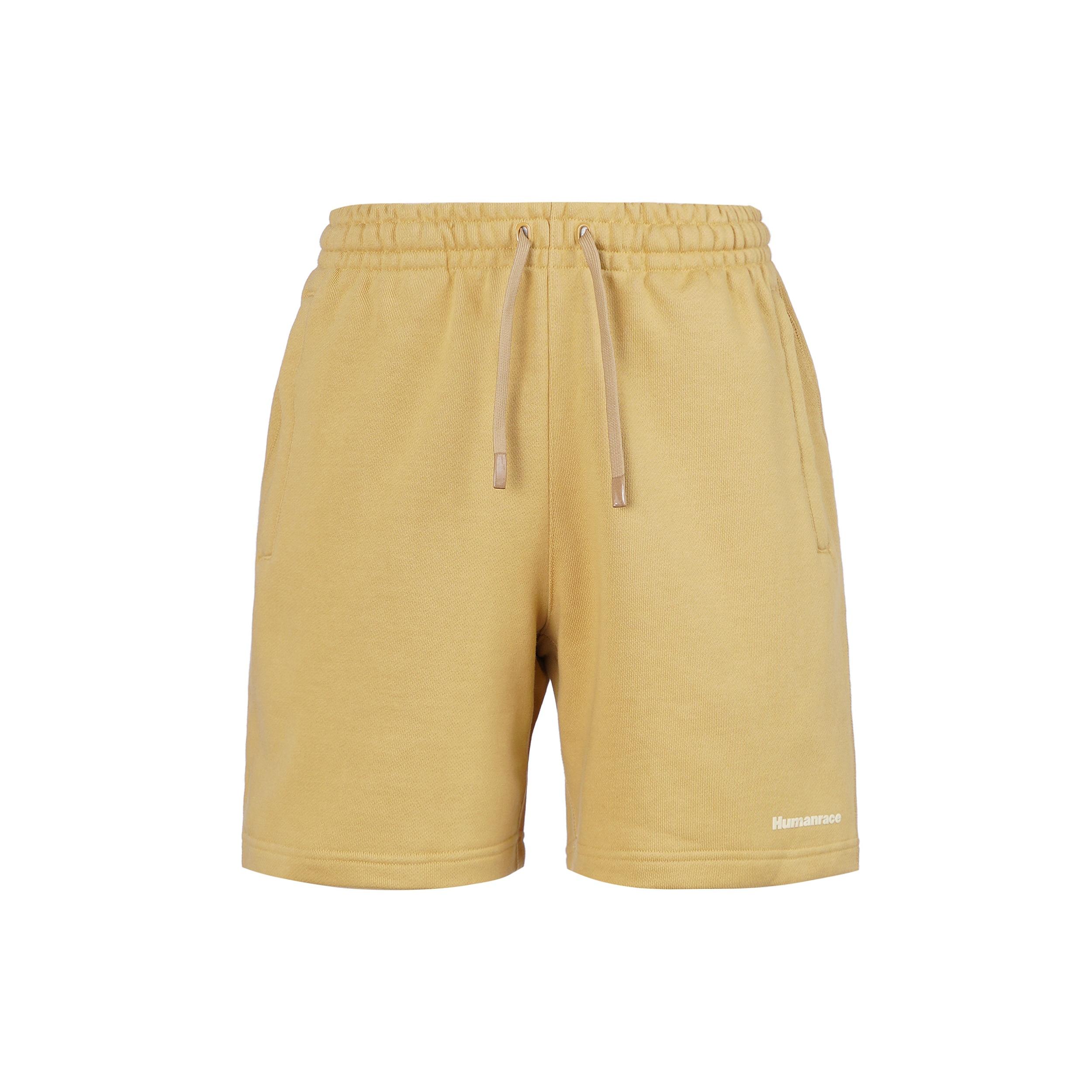 adidas x Pharrell Humanrace Small Logo Shorts Tan Men s HJ7067 L