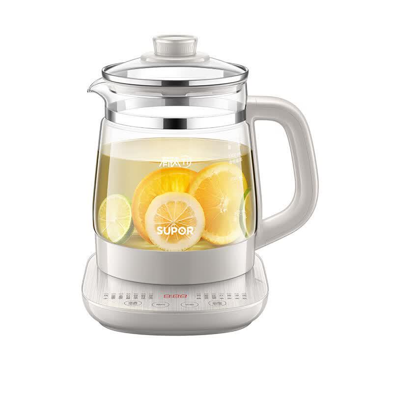 SUPOR 1.5L Multi-function Glass Wellness Kettle CN Plug (adapter Included)