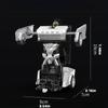2.4GHz Car Drift Racing Car with One-Click Transforming Robot LED Headlights 360° Spin Remote Off-Road Toy Vehicle Suitable for Boys Girls