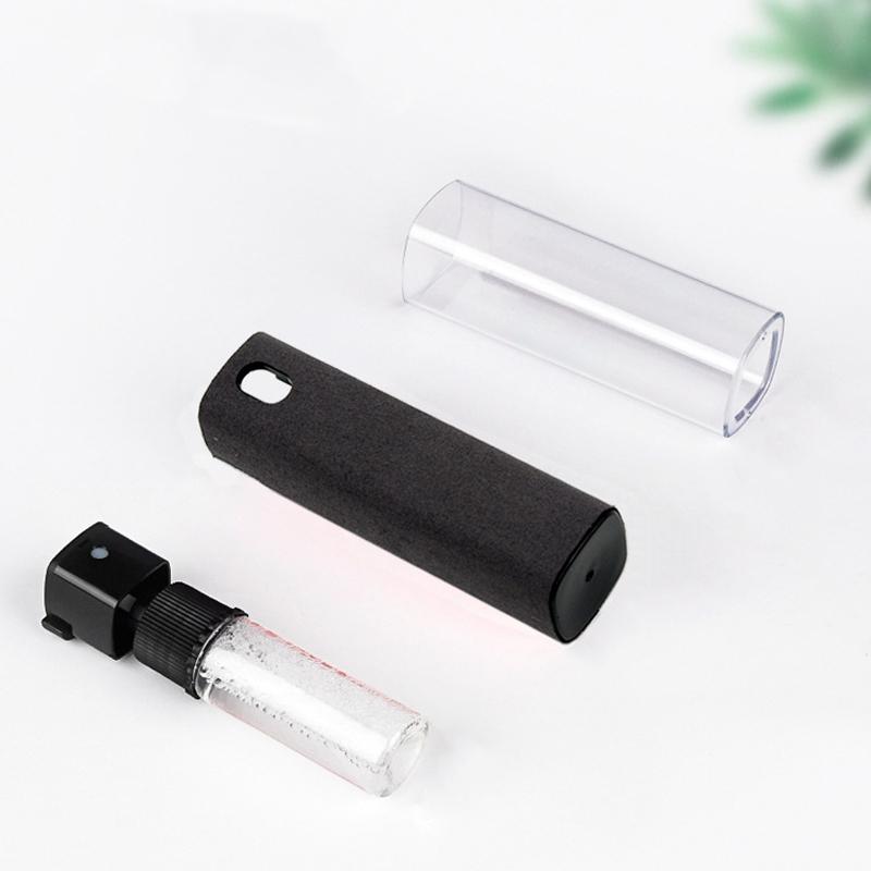 2 In 1 Phone Screen Cleaner Spray Portable Tablet Phone Touch Screen Cleaner Microfiber Cloth Set Glass Mini Cleaning Artifact