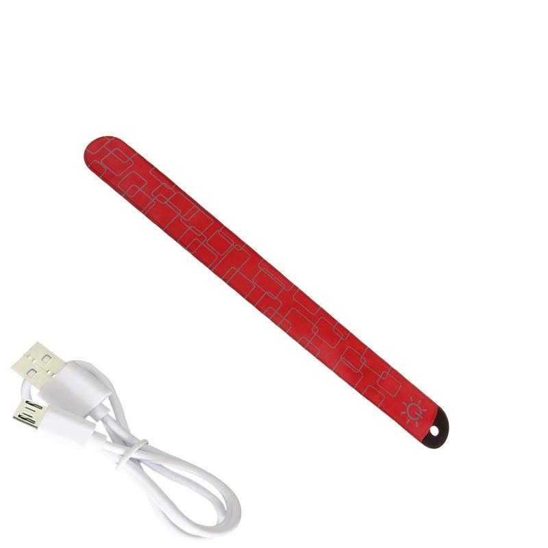Rechargeable Led Light Band Outdoor Sports Safety Arm Belt Safety Wristband Night Cycling Running Warning Arm Belt Leg