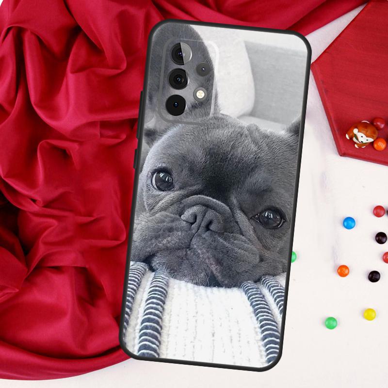 French Bulldog Dog Pug Funda For Samsung Galaxy A54 A34 A14 A13 A23 A33 A53 A73 A12 A22 A32 A52 A51 A71 Case