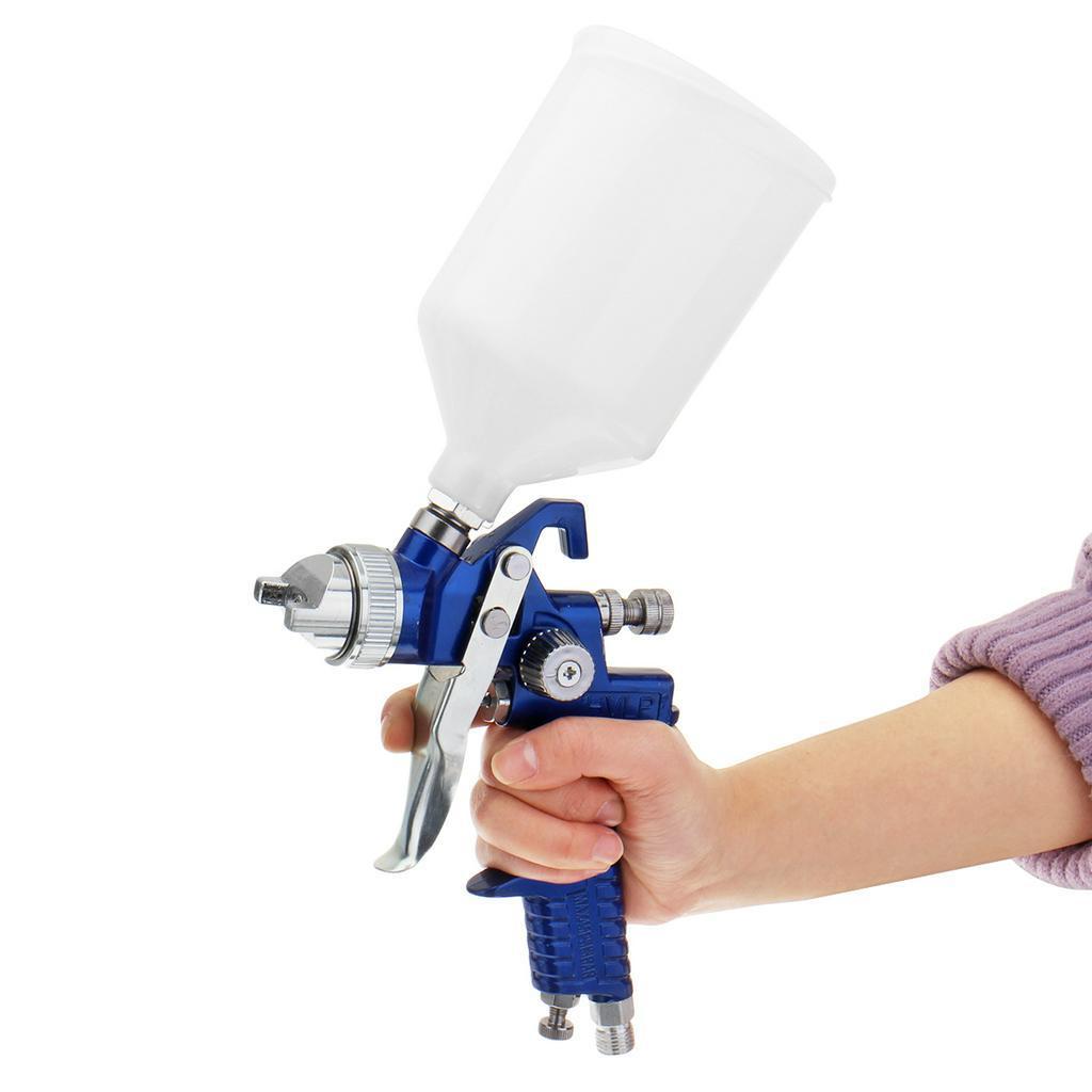 1000cc MINI Car Auto Air Paint Spray Guns Pot HVLP Gravity Feed Kit 1.4-2.5mm Nozzle 1L 15 x 18.5cm