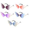 Dekorace Brýle Kovové Ochrana proti UV Motýlí Sluneční Brýle Retro Sluneční Brýle Bezrámové Sluneční Brýle