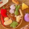 Cute Cartoon Kanto Cooking Doll Pendant Keychain Kawaii Simulation Food Filled Doll Backpack Decoration Pendant Accessories Gift