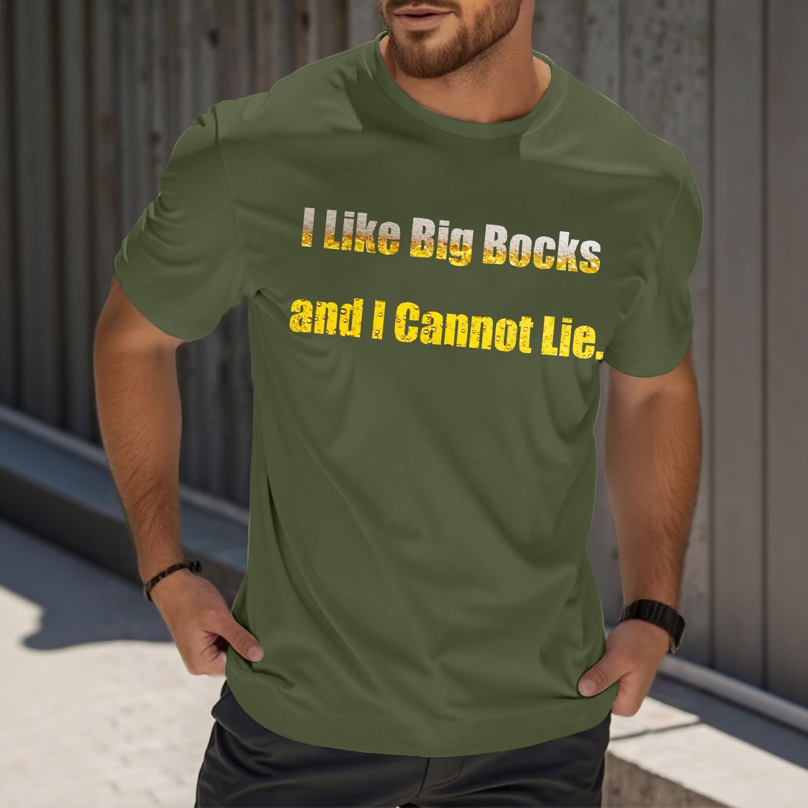 

Мужская повседневная футболка с круглым вырезом и короткими рукавами с принтом L