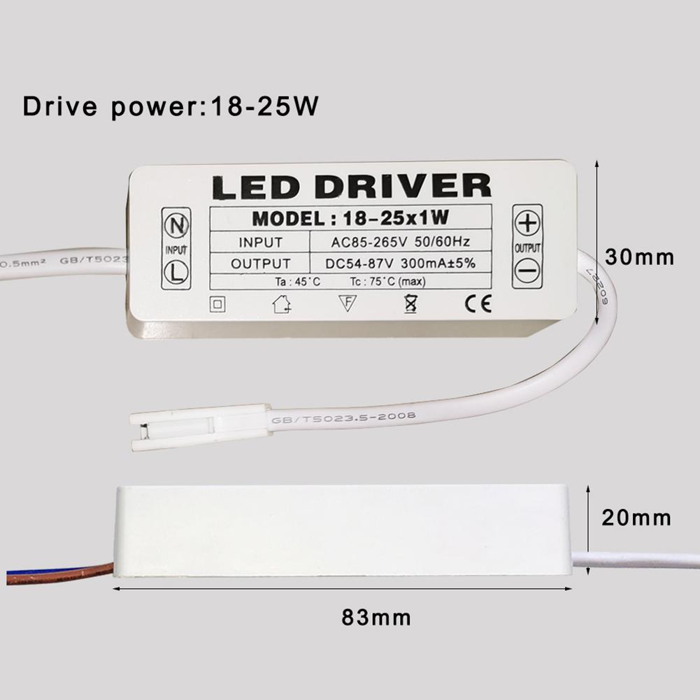 LED Driver 300mA 1W 3W 5W 7W 12W 18W 20W 25W 36W For LEDs Power Supply Unit AC85-265V Lighting Transformers For LED Power Lights