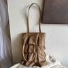 Trendy Street Style Handbag 2023 New Large Capacity Pu Bucket Bag For Women