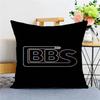 BBS Racing Car Pillow Cushion Cover Pillowcase Living Room Sofa Home Decor Customized