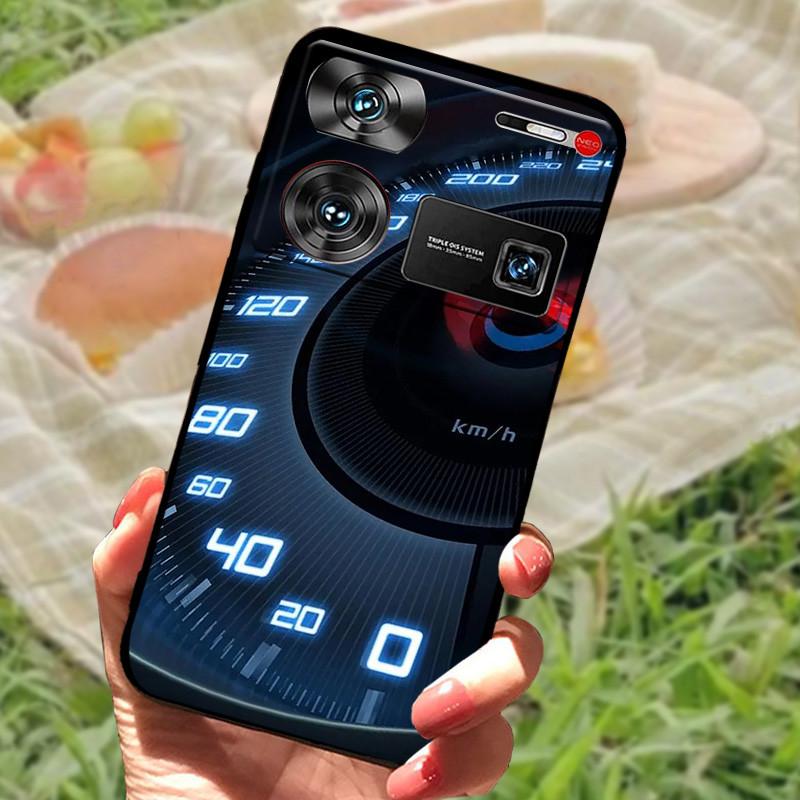 Shockproof Funda For ZTE Nubia Z60 Ultra Case Silicon Black Soft Bumper for Nubia Z60 Ultra Phone Cases Z60Ultra Cartoon Shell