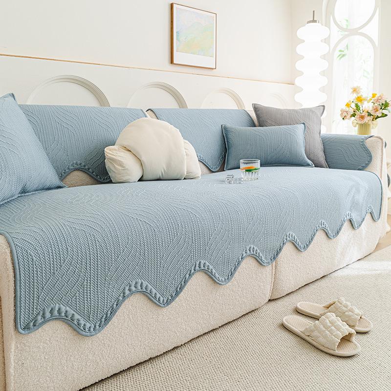 

Summer Sofa Mat Non-Slip Ice Silk Sofa Cushion New Summer Rattan Mat Mat Cover Cover Cover Cloth 70*70cm