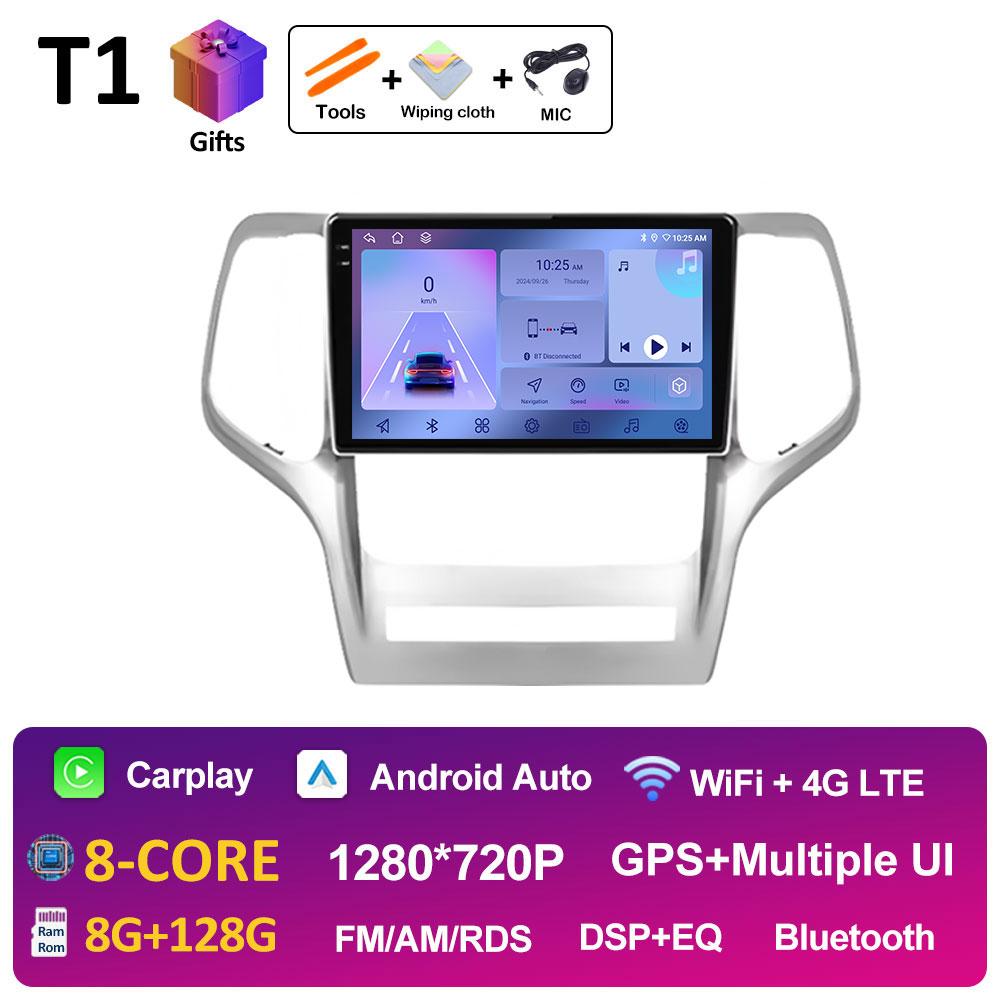 For Jeep Grand Cherokee 2008 2009 2010 2011 - 2013 Car Audio Radio Multimedia Player Cooling Fan GPS Navigation Touch Screen 4G