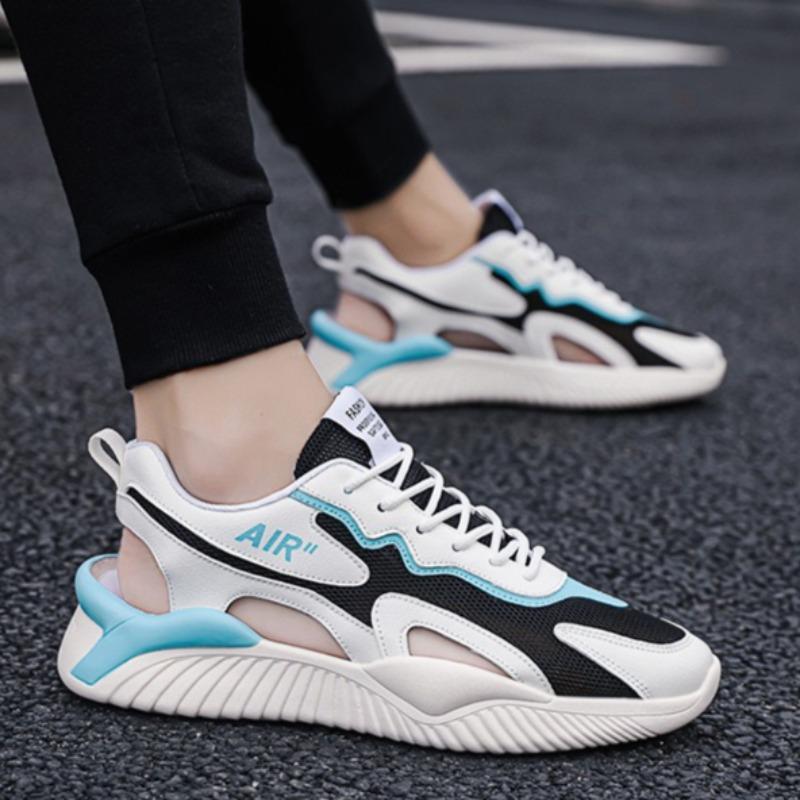 Men's Sports Sandals Summer 2025 New Breathable Men's Outdoor Running Shoes Hollow Out Lace -up Fashion Sports Beach Sandals