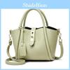 2023 New High-end Fashionable Woven Basket Handbag Shoulder Bag For Women Deep Khaki