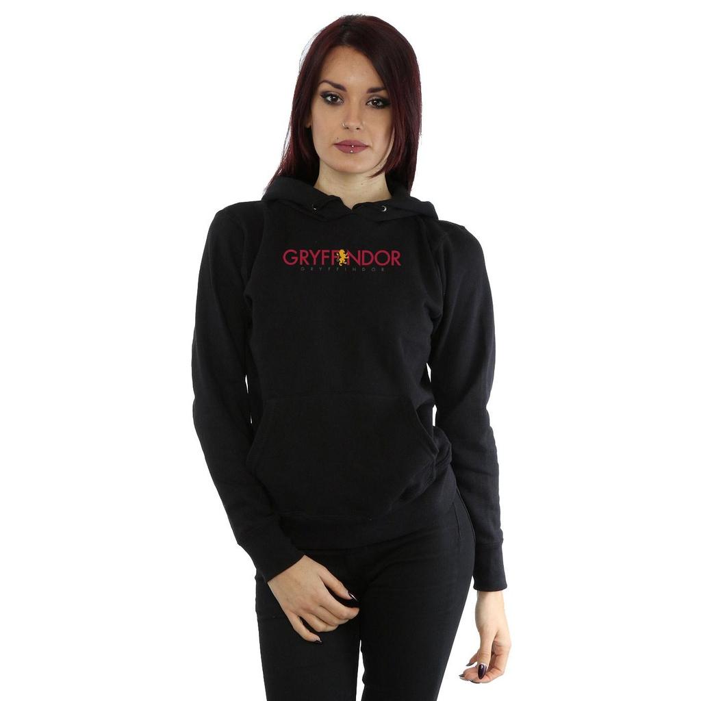 Harry Potter Womens/Ladies Gryffindor Text Hoodie