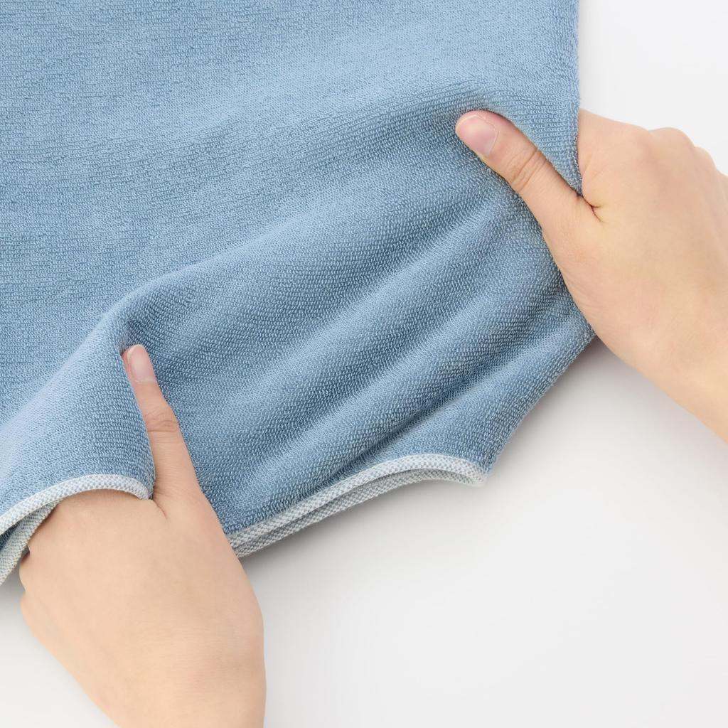 MUJI Stretch Turban 25 x 34 76415749 Towel, cm, Blue,