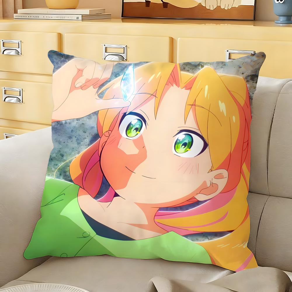 Cute Ruri Rocks Cushion Cover Soft Durable Reversible Pillow Cover Home Car MultiScene Daily Comfort Pillowcase
