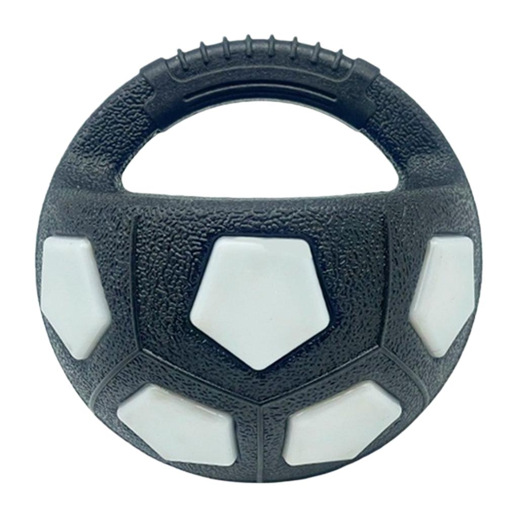 Dog Football Toy with Handle Interactive Squeaky Pet Football Pet Dog Football Shape Toy for Medium and Large Breeds