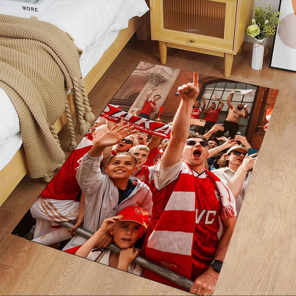 Arsenal Football Player Floor Mat Suitable for Study room Hallway Game Room Bedrooms Antislip Carpet Office home decor Best for Christmas