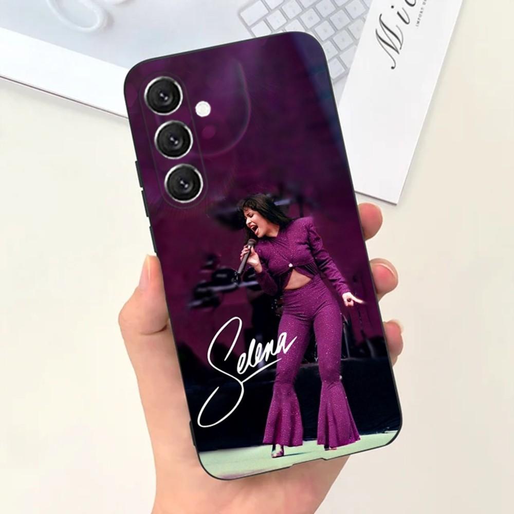 S-Selena Quintanilla Phone Case For Samsung S25,S24,S21,S22,S23,S30,Ultra,S20,Plus,Fe,Lite,Note,10,9,5G Black Cover