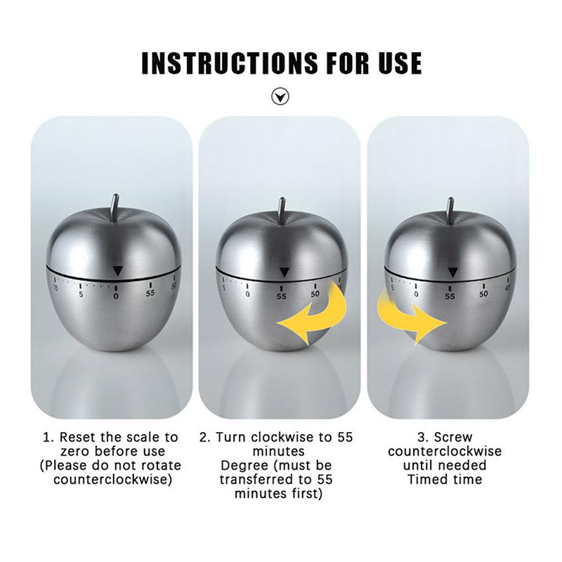 Eieruhr Eiförmiger Küchentimer Rein Mechanische Struktur Für Sichere Und Genaue Zeitmessung Ihres Kochens Und Backens