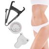 Body Fat Tester Retractable Waist Measuring Tape BMI Measuring Tool Weight Loss Caliper