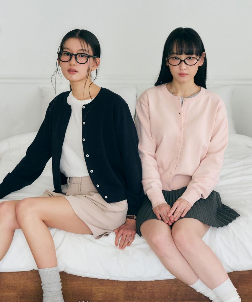 KNIZURE Daily Soft Cardigan & Pullover Set 4 Types (Select 2) (O Type)