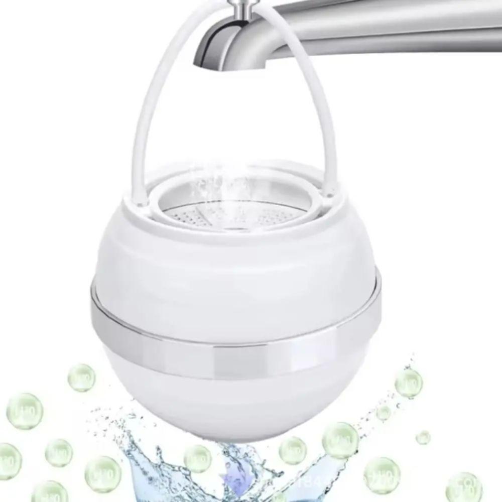 PP Material Portable Plastic Bathtub Water Filter Splash-proof Design Improve Water Quality Water Softener Efficient Filter